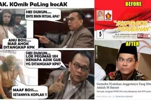 8 Meme menohok sindir anggota DPRD ditangkap KPK sampai soal dukun!