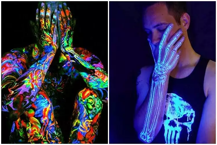 20 Desain tato glow in the dark ini dijamin bikin kamu melongo
