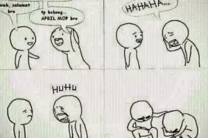 6 Meme 'April Mop' ini bikin kamu ketawa geli, kasihan ya kecele!