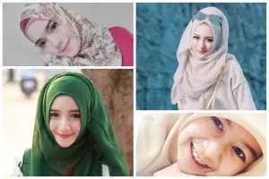 11 Hijaber cantik asal Thailand yang bikin hati cowok adem
