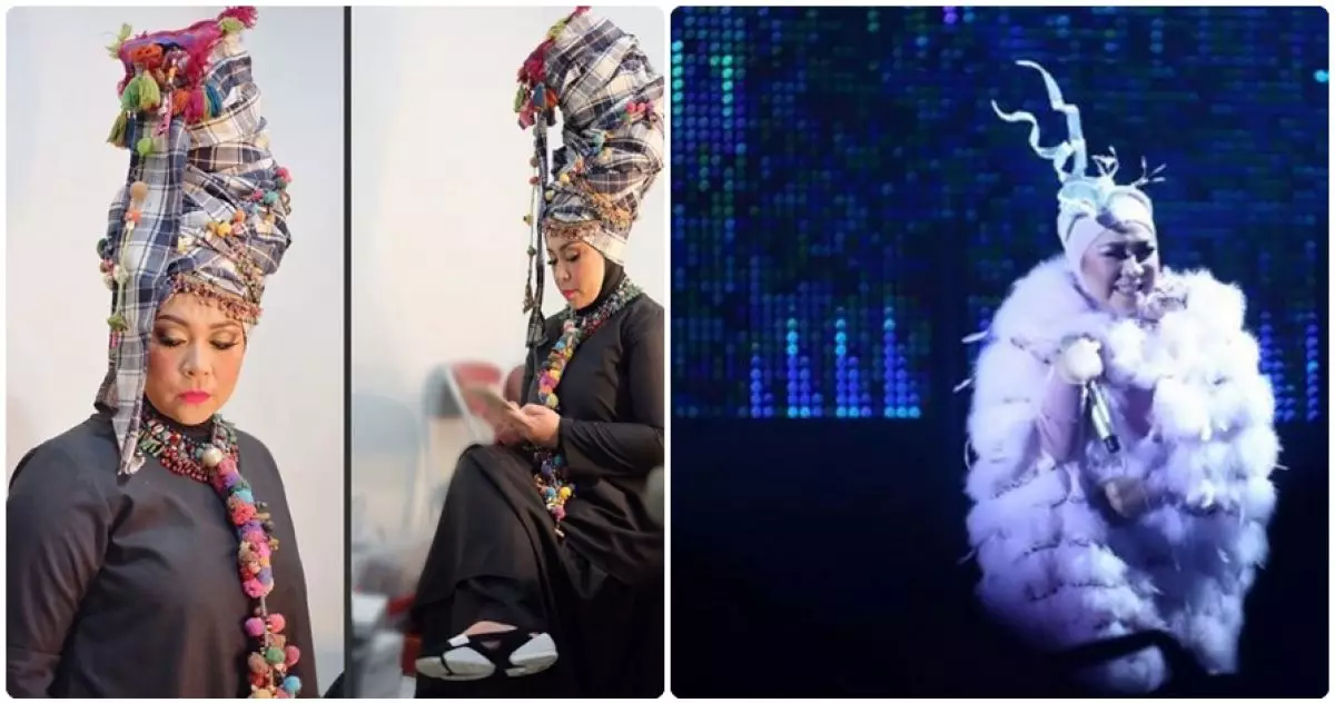 20 Busana heboh Melly Goeslaw ini bikin kamu melongo, nyentrik abis!