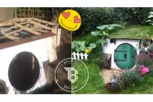 Pria ini membuat rumah hobbit sendiri, hasilnya dijamin bikin takjub