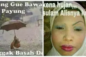 20 Meme hujan ini bikin kamu ngakak & nggak kedinginan!