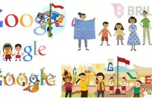 17 Logo Google versi Indonesia yang bikin kamu makin cinta Tanah Air