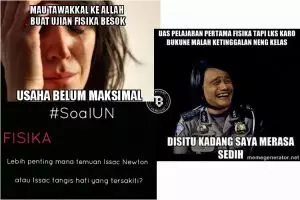 20 Meme pelajaran Fisika, bikin kamu ingat sulitnya hafalin rumus!