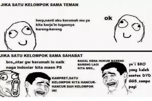 Siap-siap ngakak lagi, 16 meme lucu asyiknya punya sahabat sejati