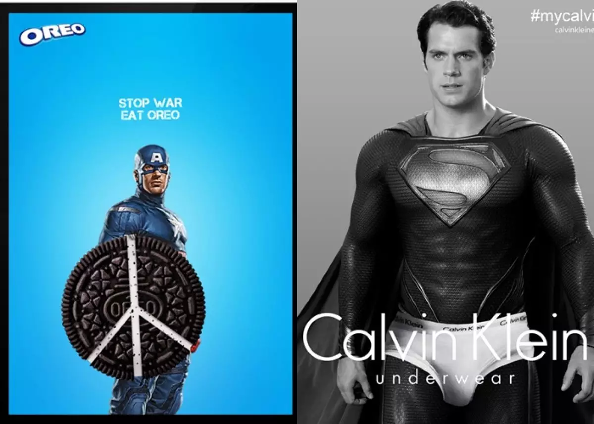 15 Pose keren para superhero ketika menjadi bintang iklan, boleh juga!