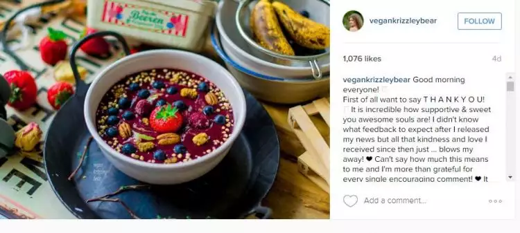 20 Akun Instagram yang wajib difollow kaum vegetarian