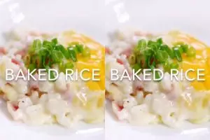 Ini resep sedap nikmat baked rice ala cafe, bikin sendiri di rumah ya!
