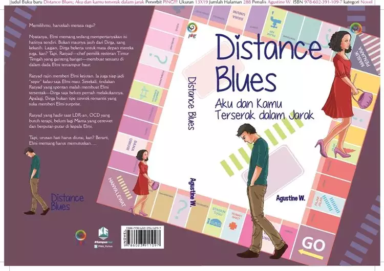 Distance Blues, novel cocok buat kamu yang LDR, bikin baper abis!