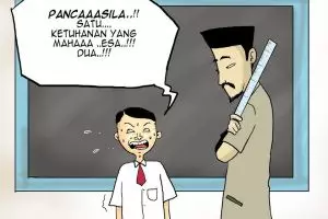 10 Komik strip nyindir banget Zaskia Gotik si Duta Pancasila, menohok!