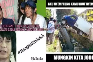 16 Meme 'mungkin kita jodoh' bikin geli sendiri, jomblo wajib baca!