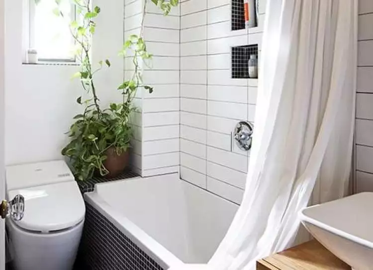 10 Cara yang membuat kamar mandi sempit tampak luas, brilio! 