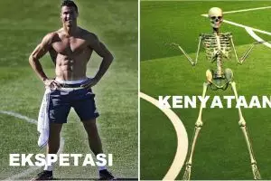 15 Meme Cristiano Ronaldo greget abis, bikin nggak bisa nahan tawa