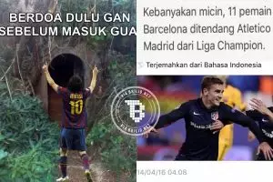 15 Meme tersingkirnya Barca dari Liga Champions, Cules jangan buka ya?