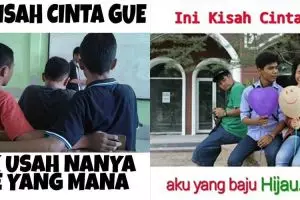 20 Meme 'ini kisah cinta gue' yang bikin kamu senyum-senyum sendiri