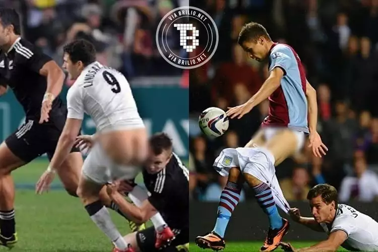 10 Momen lucu celana melorot pemain sepak bola saat pertandingan 