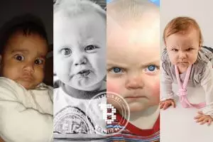 17 Foto bayi lagi kesel ini bikin kamu ikutan bete tapi gemes