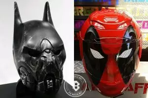 14 Helm berbentuk kepala superhero ini bikin betah naik motor! 