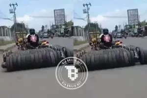 Vespa ini punya roda terbanyak, kamu pasti bingung menghitungnya!