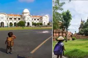 13 Foto ulah lucu anak-anak saat traveling,  gaya abis bikin gemes! 