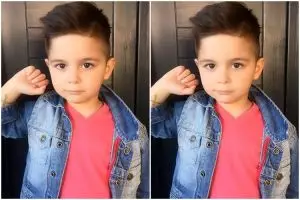 Bikin geleng-geleng, gaya bocah ini bak model dewasa, kayak apa ya?