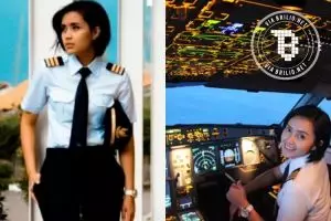 Pilot cantik ini jebolan kontes Indonesian Idol