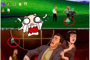 Tak cuma kreatif, 14 wallpaper komputer ini nyindir Internet Explorer