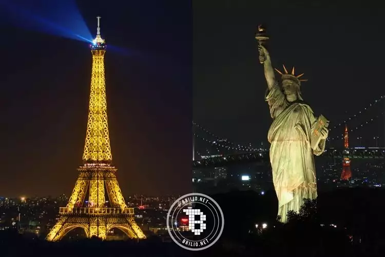 15 Potret landmark dunia saat malam hari,  keren abis! 