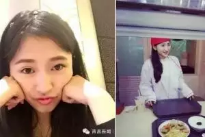 Pelayan kantin kampus ini cantik banget, bikin mahasiswa gagal fokus!