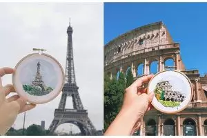 20 Rajutan keren ini mampu gambarkan kota-kota indah di dunia, wow!