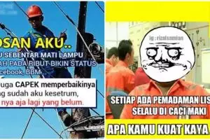 16 Meme PLN ini greget banget, bisa buat hiburan saat mati lampu
