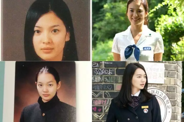 14 Foto artis K-Pop sebelum-sesudah terkenal saat berseragam sekolah