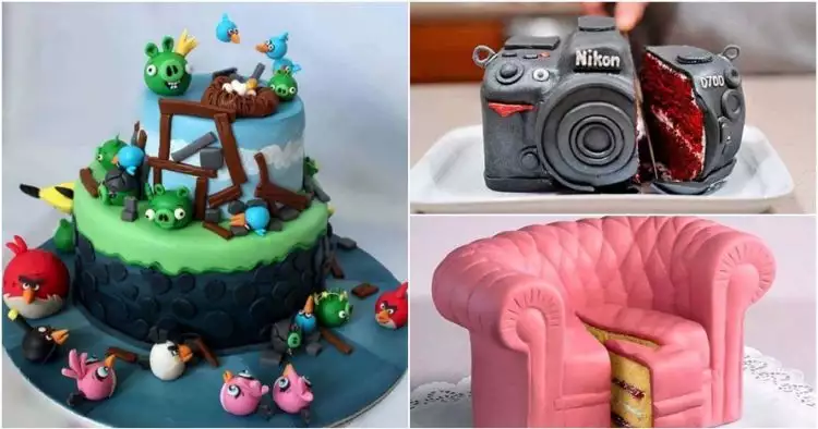22 Desain kue ini bakal bikin kamu melongo, kreatif & realis banget!