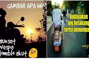 16 Meme anak vespa ini dijamin bikin senyum-senyum sendiri