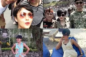 Herdiana, ibu Cinta Laura yang modis mirip Yuni Shara 