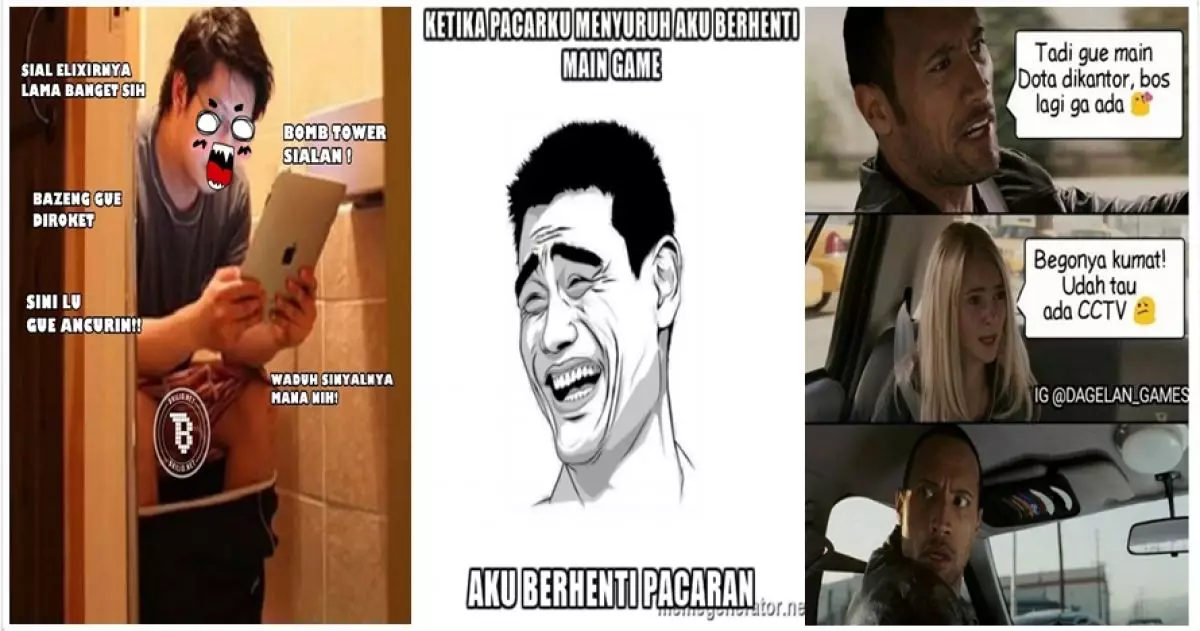 14 Meme kelakuan pecandu game online ini bikin ngakak