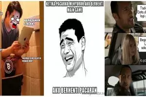 14 Meme kelakuan pecandu game online ini bikin ngakak
