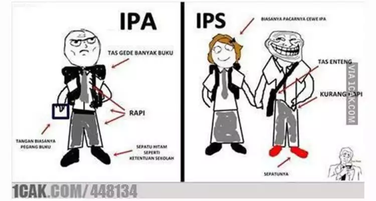22 Meme lucu 'IPA vs IPS' yang bikin kamu terkenang masa-masa SMA