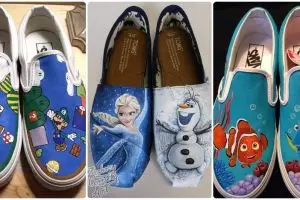  15 Sepatu bertema kartun ini keren abis, bikin pengen koleksi!