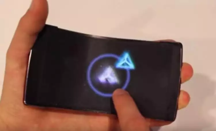 HoloFlex, smartphone hologram fleksibel 3D pertama di dunia