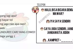 18 Obrolan kocak cewek dan cowok, kamu pernah mengalami yang mana?