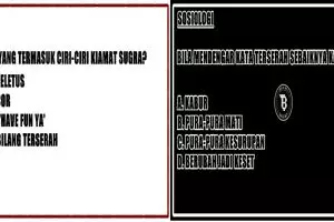 12 Soal UN ini ngawur banget, bikin ketawa ngakak, kamu bisa jawab?
