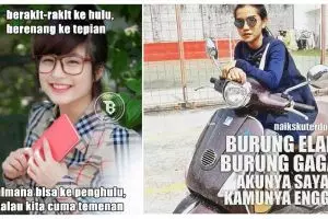 8 Meme 'pantun cinta' ini bukannya romantis malah bikin geli
