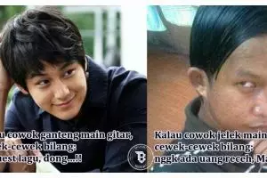 13 Meme perbedaan cowok ganteng dan jelek di mata cewek, kok beda?