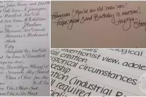 21 Tulisan ini rapinya kebangetan, sulit dipercaya tapi memang ada