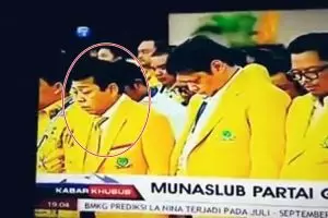 Heboh Setya Novanto tidur di Munaslub Golkar