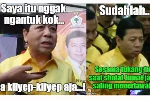 11 Meme Setya Novanto mengantuk ini lucu banget, papa minta bantal!