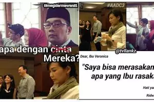 22 Meme kocak kisah cinta Kang Emil vs Ahok, lucu abis!