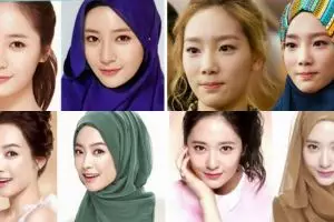 Begini jadinya kalau 10 artis K-Pop idolamu berhijab, bikin hati adem!